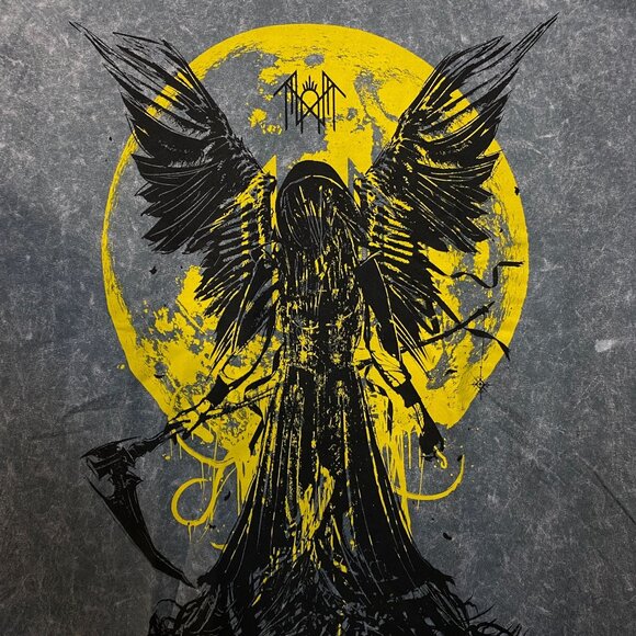 Sleep Token Take Me Back to Eden Reaper Angel Rock Band Mineral Wash T-Shirt XL - Picture 2 of 5